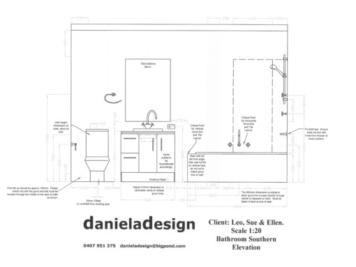 bathroom layout